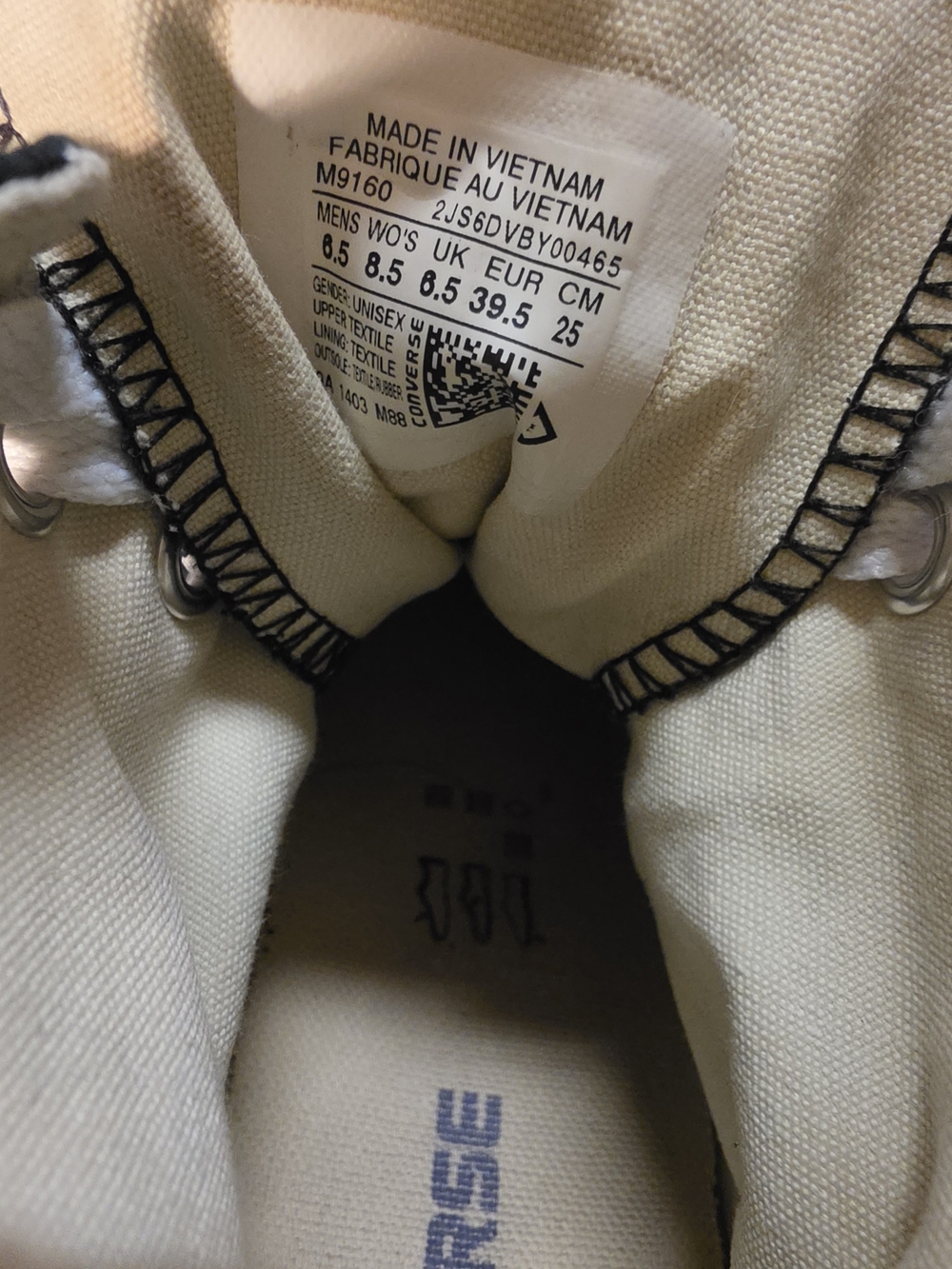 Converse High Tops M 6.5 Wo 8.5 - Picture 6 of 9